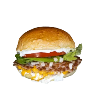 fb chicken double smash burger