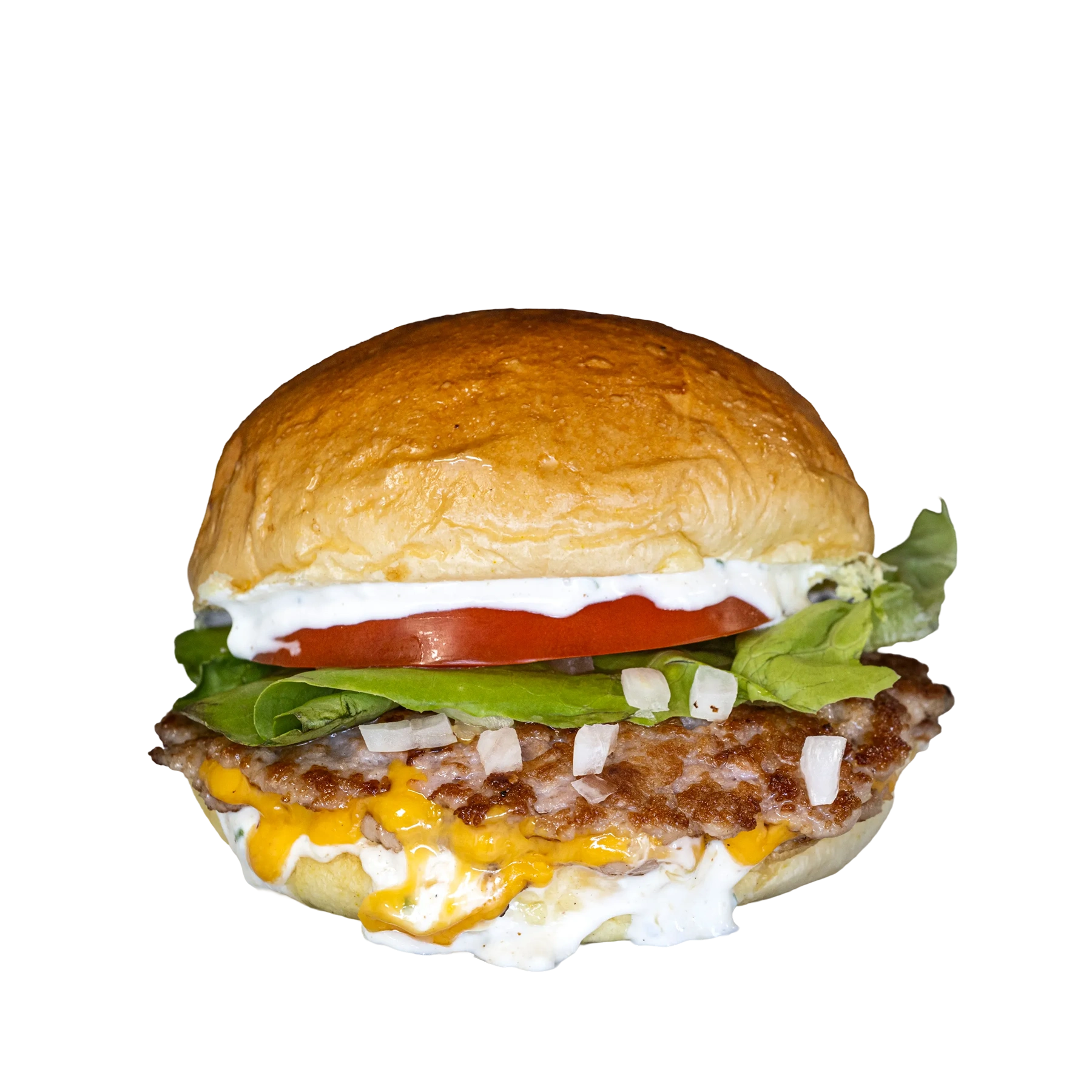 fb chicken double smash burger